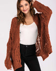 Button Down Longline Cardigan - Online Only