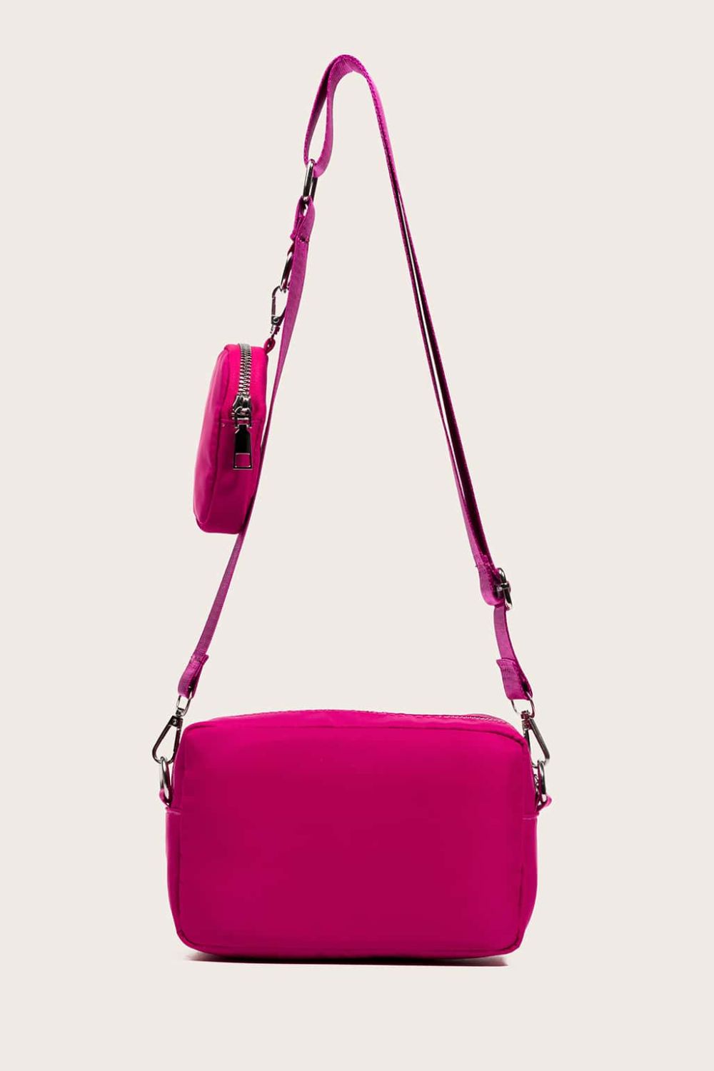 Polyester Shoulder Bag with Small Purse - Online Only