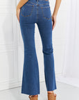 Judy Blue Ava Cool Denim Tummy Control Flare - Online Only