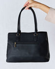 David Jones Structured Leather Handbag