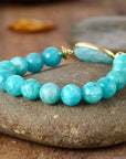 Natural Stone Beaded Bracelet