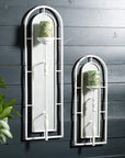Weathered Wall Candle Sconces Set of 2 - Online Only