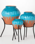 Paint Drip Planters with Stand Set of 3 - Online Only