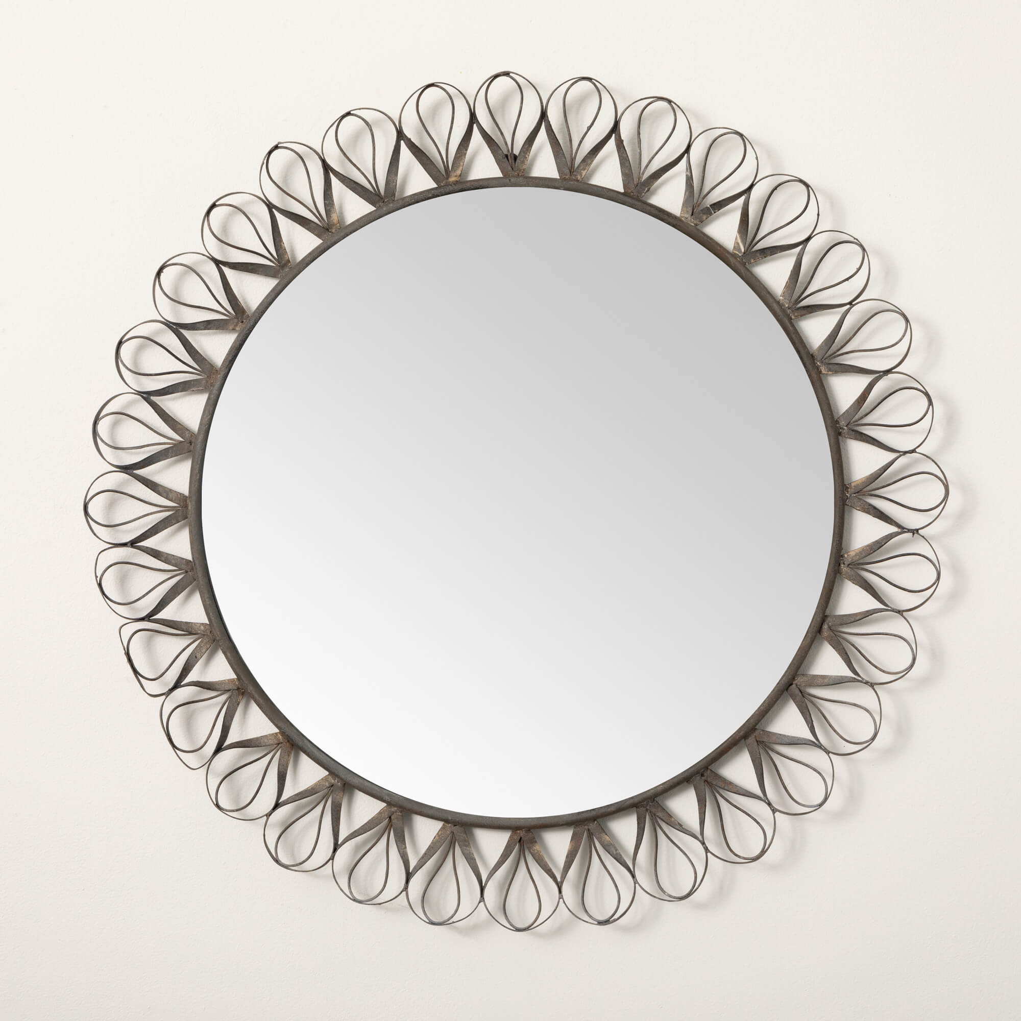 Baroque Scrollwork Wall Mirror - Online Only