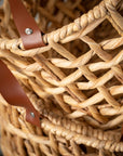 Open Weave Handled Baskets Set of 3 - Online Only
