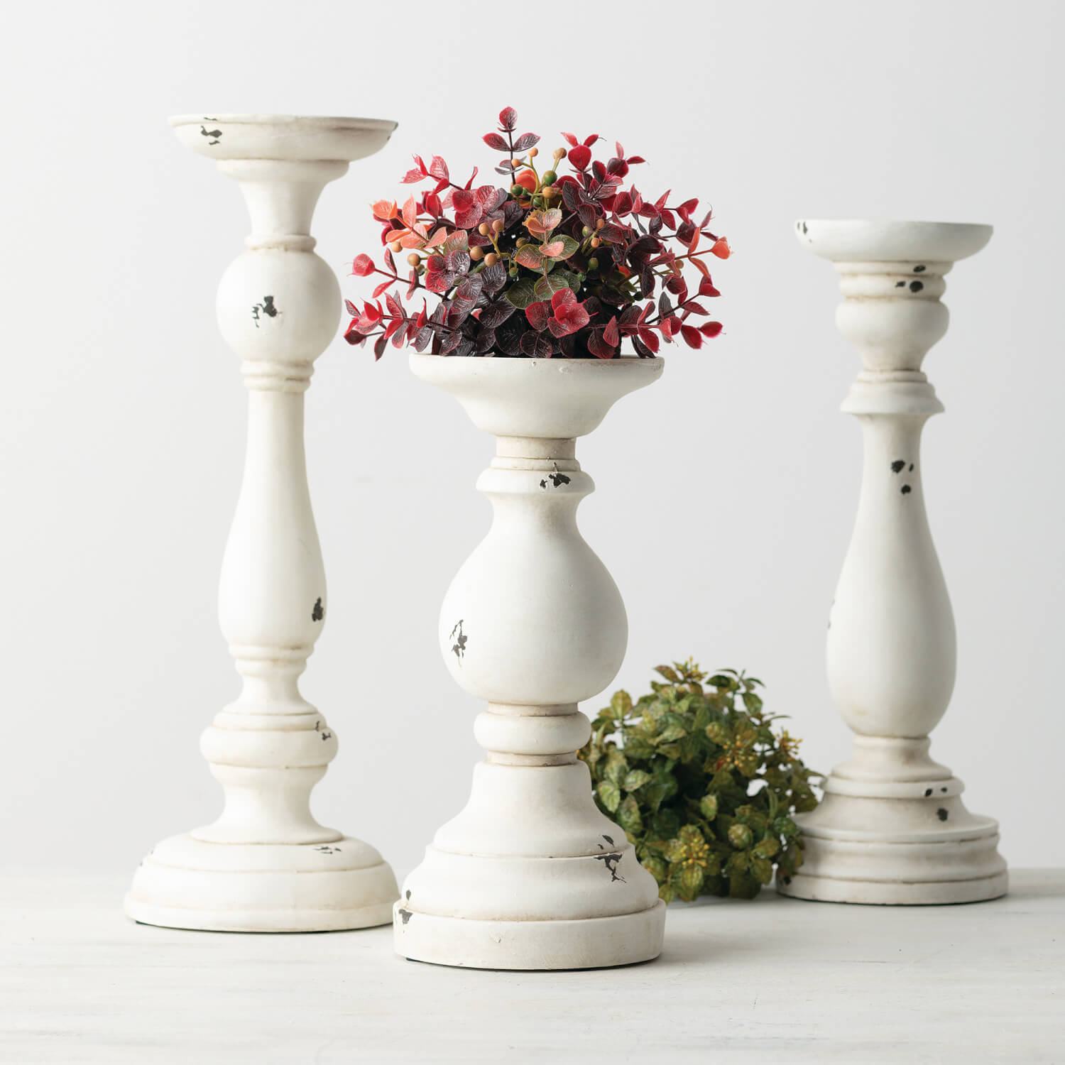 Pillar Candle Holder Set of 3 - Online Only